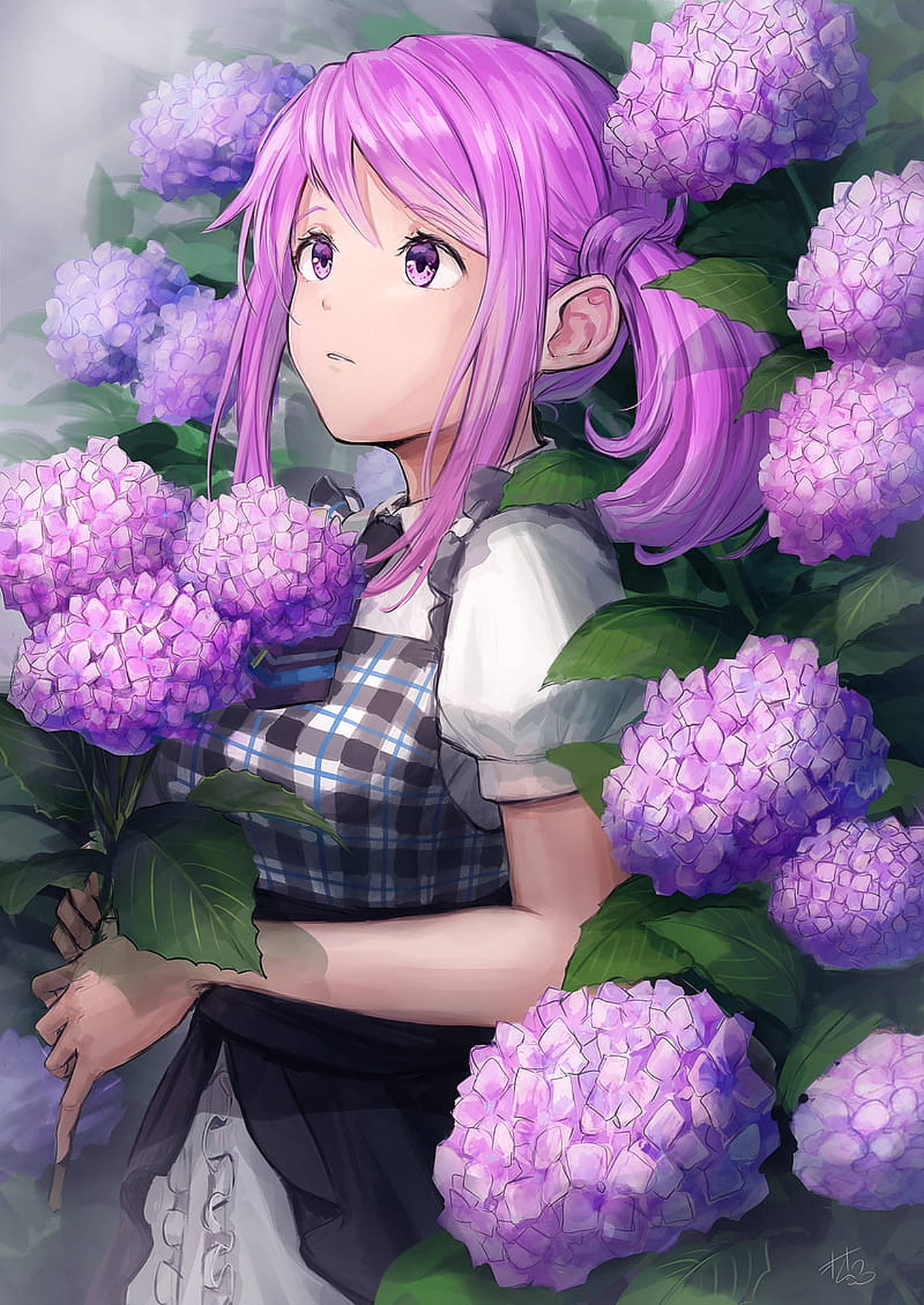 Cute Anime Girl Profile Picture Wallpaper