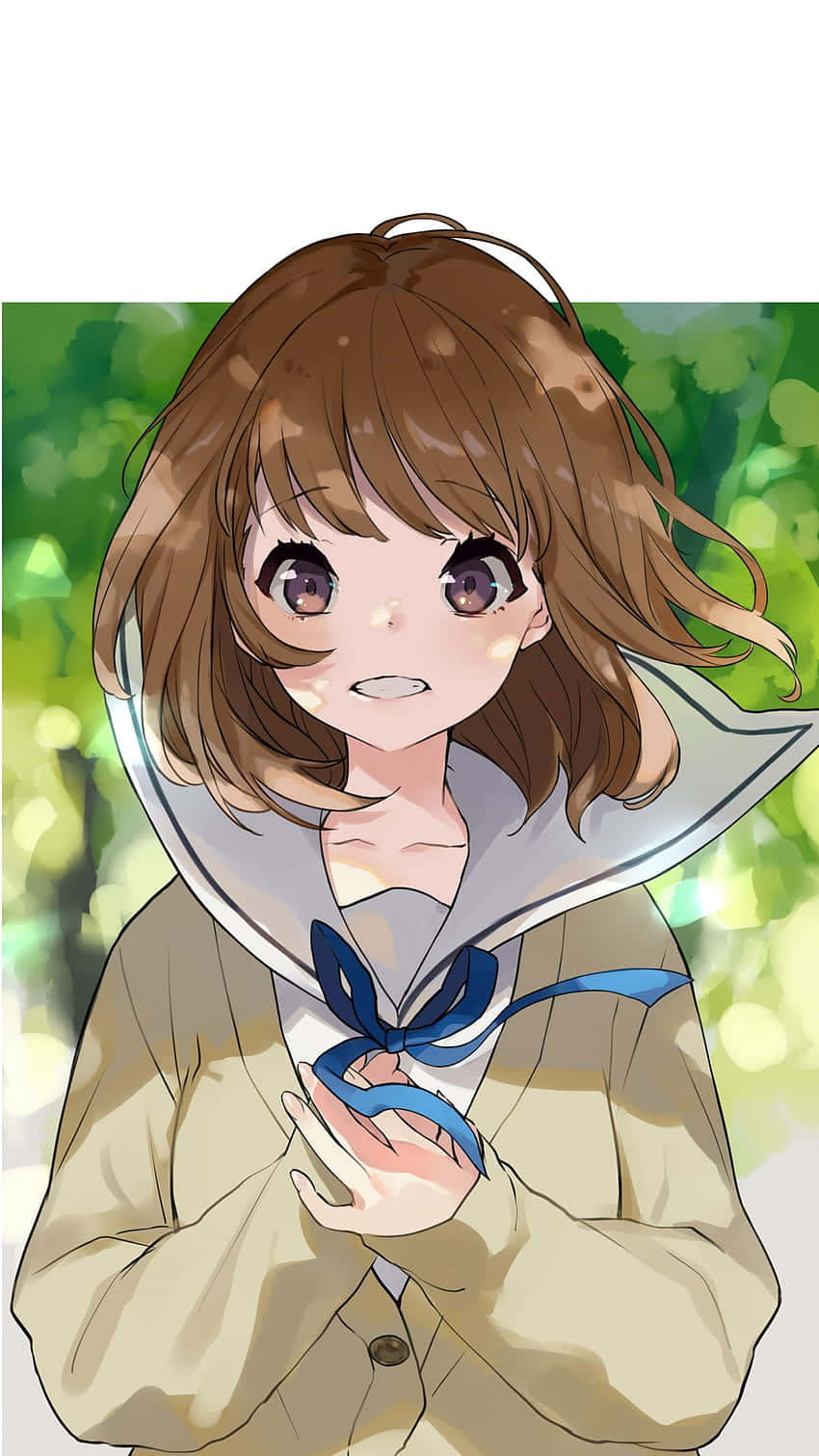 Cute Anime Schoolgirl Pfp For Tiktok Wallpaper