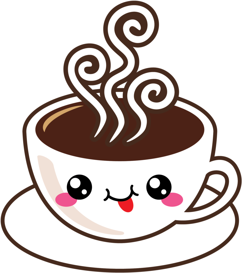 Cute Anthropomorphic Coffee Cup.png PNG