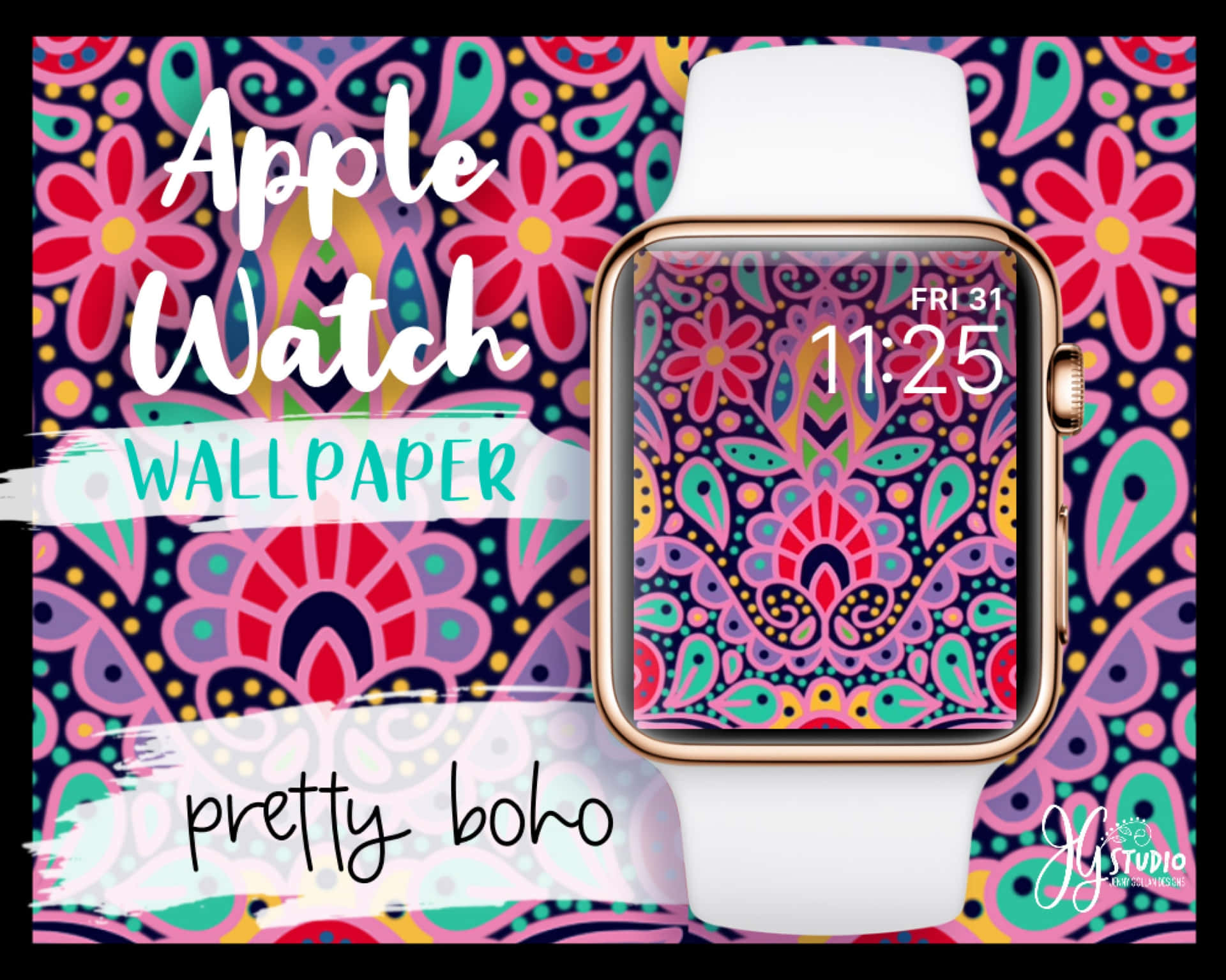 Cute Apple Watch Face Petals Wallpaper