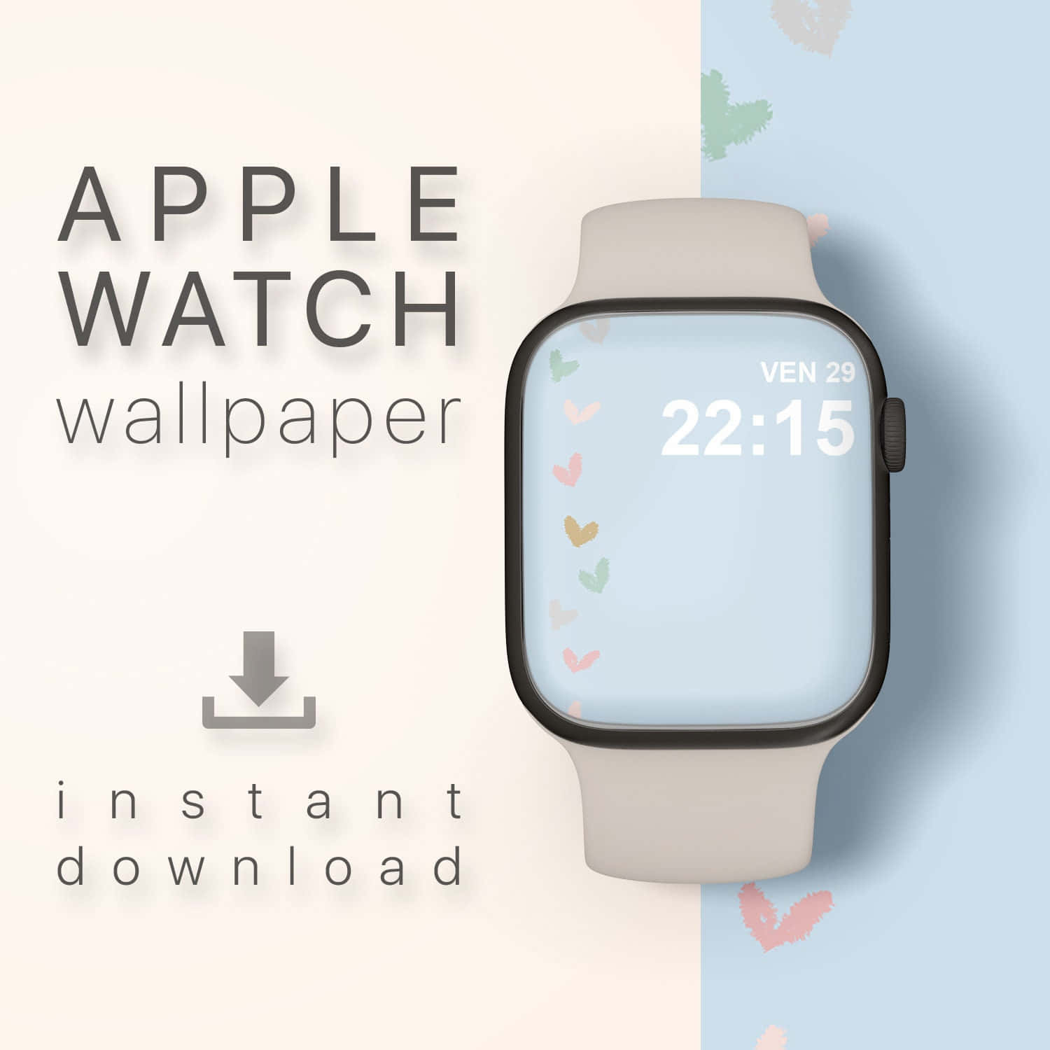Cute Apple Watch Face Plant Wallpaper