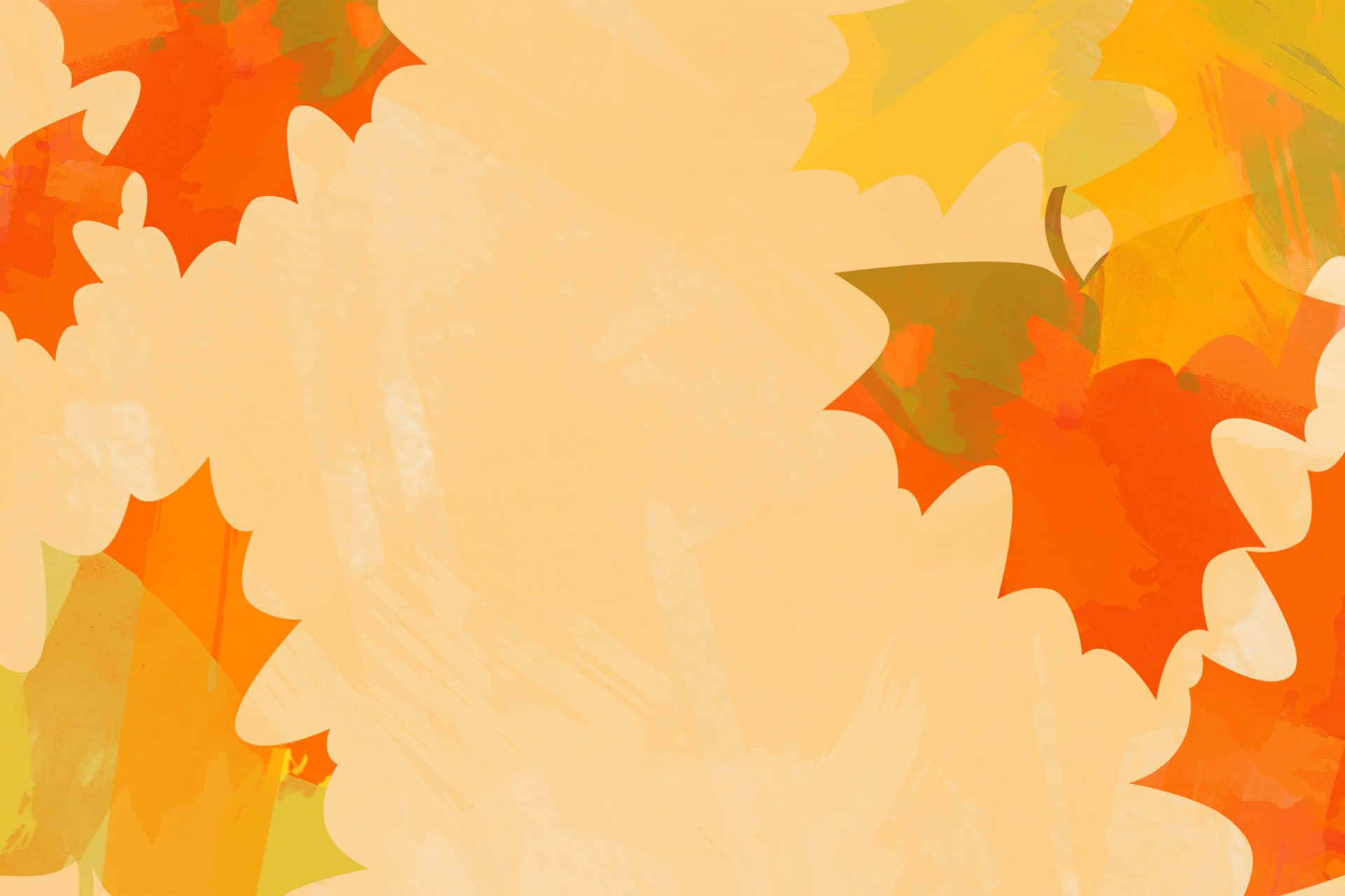 Cute Autumn Desktop Theme Display Wallpaper