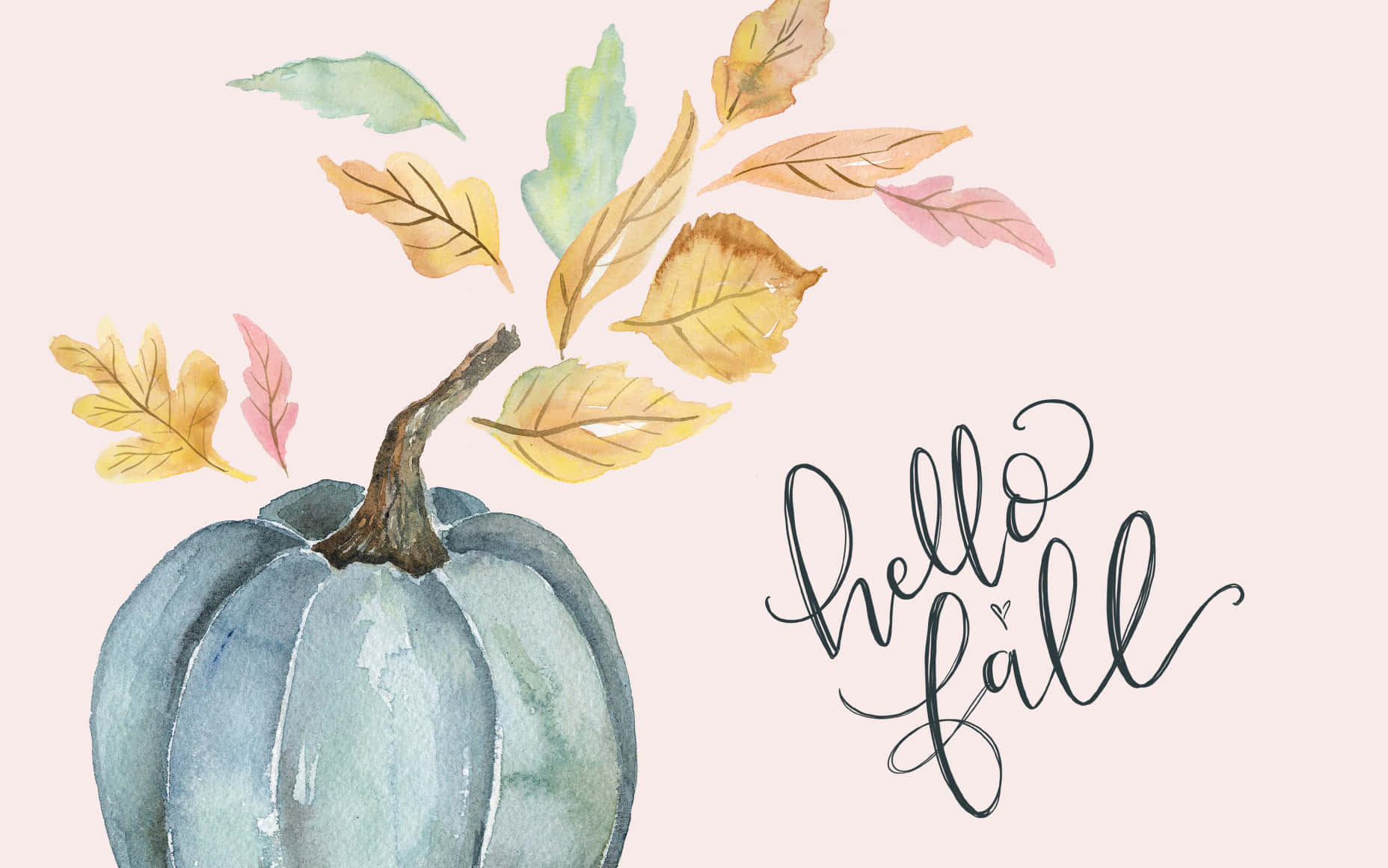 Cute Autumn Desktop Theme Wallpaper