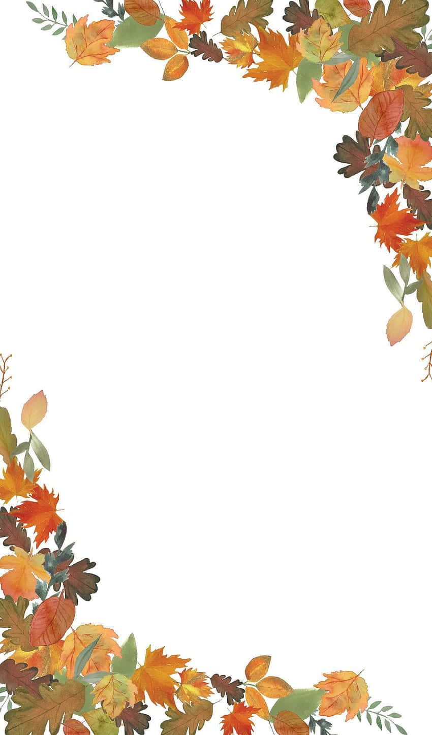 Seigemütlich Und Stilvoll Mit Diesem Süßen Herbstinspirierten Iphone-hintergrundbild! Wallpaper