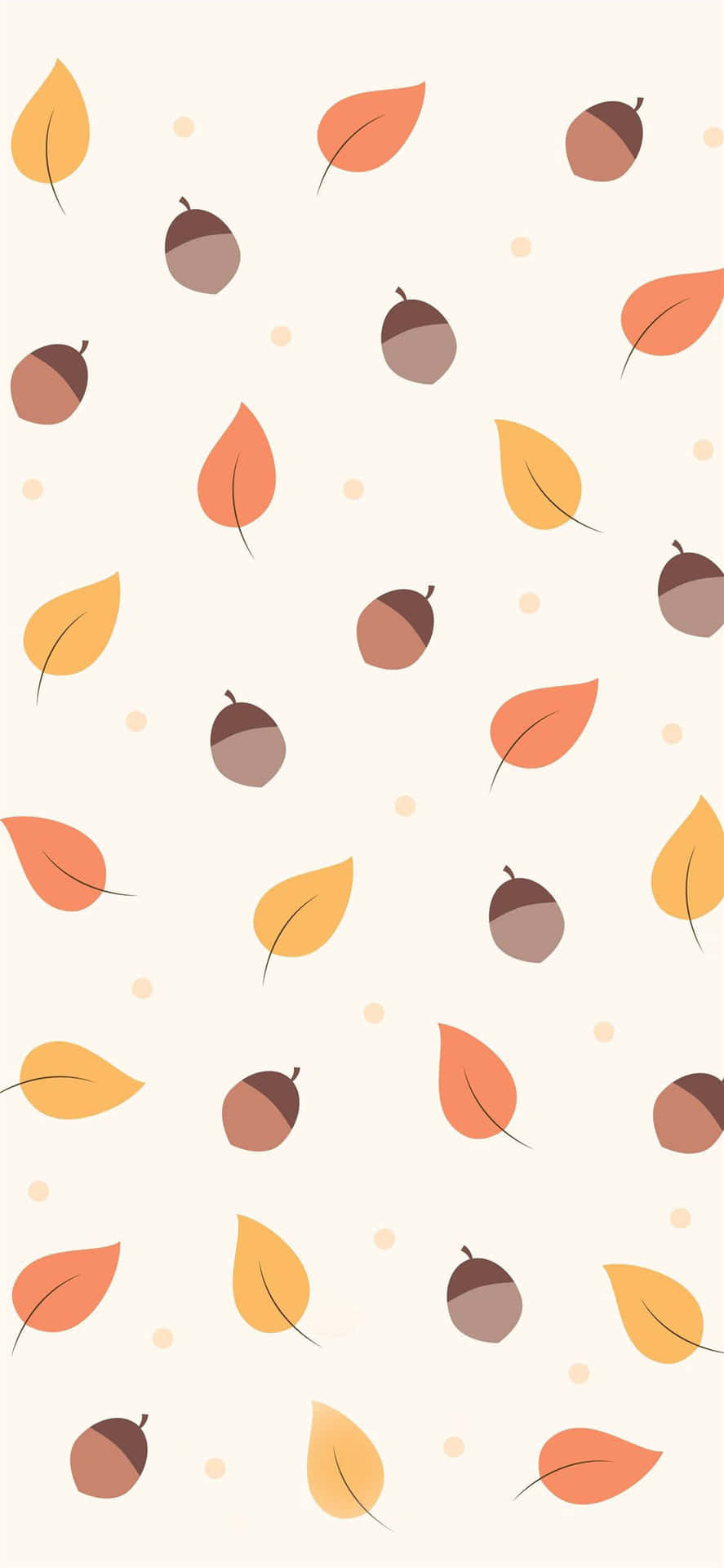 Capture the warm colors of autumn with this stunning Cute Autumn iPhone wallpaper. Wallpaper