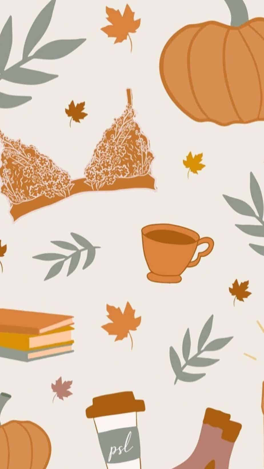 Aesthetic Cute Autumn Iphone Wallpaper
