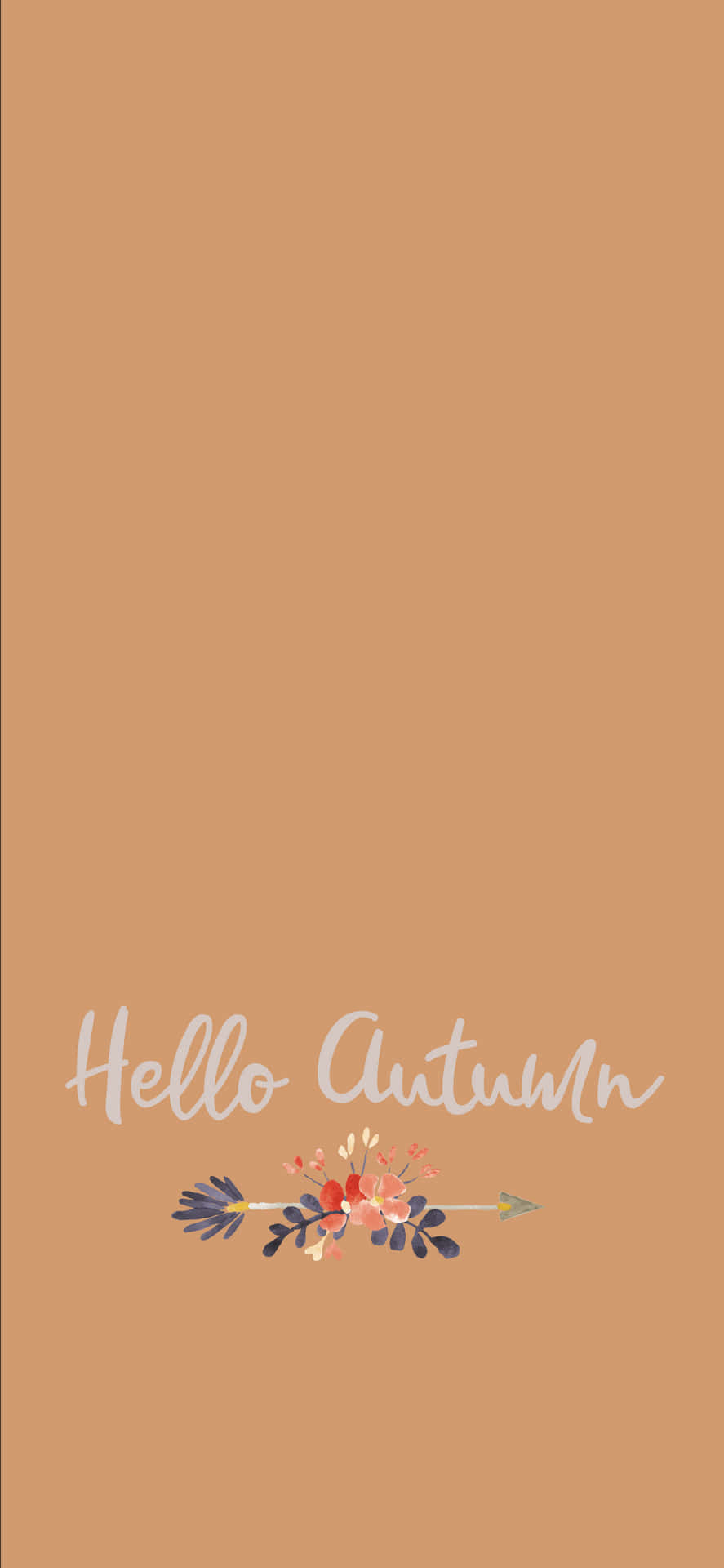 Klar til efterår med denne søde efterår Iphone! Wallpaper