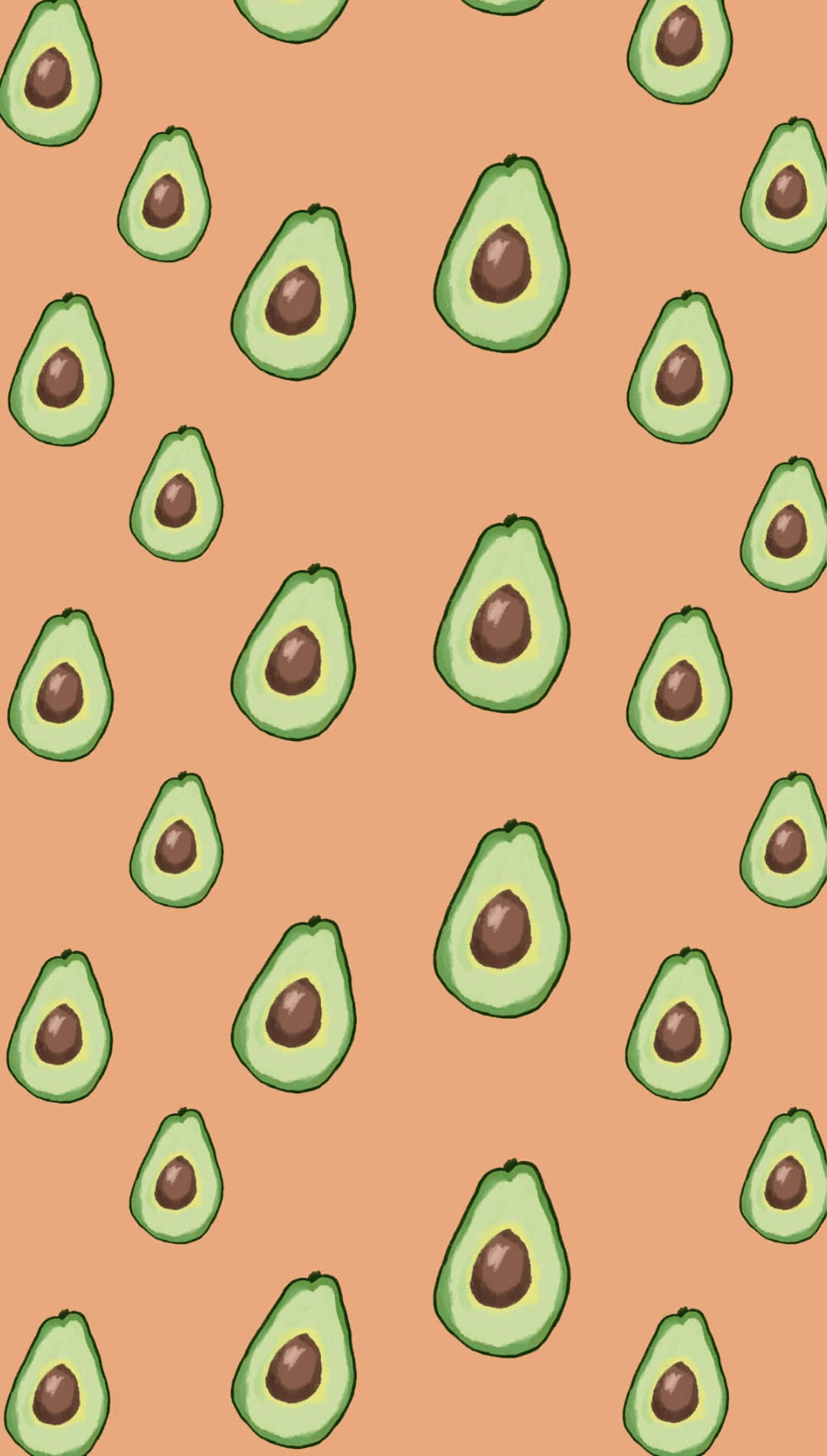 Cute Avocado Wallpaper for Phones