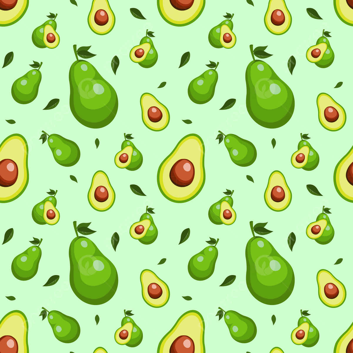 Cute Avocado Wallpaper - Your daily dose of green!