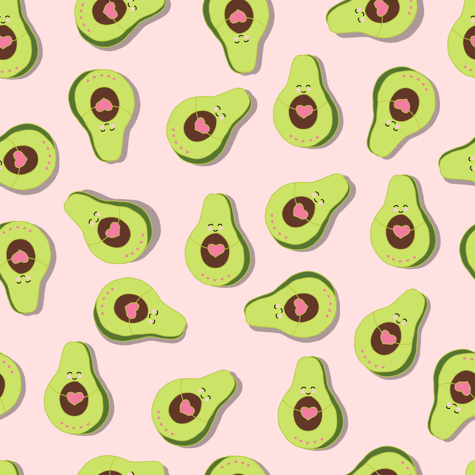 Adorable Avocado Friends Wallpaper