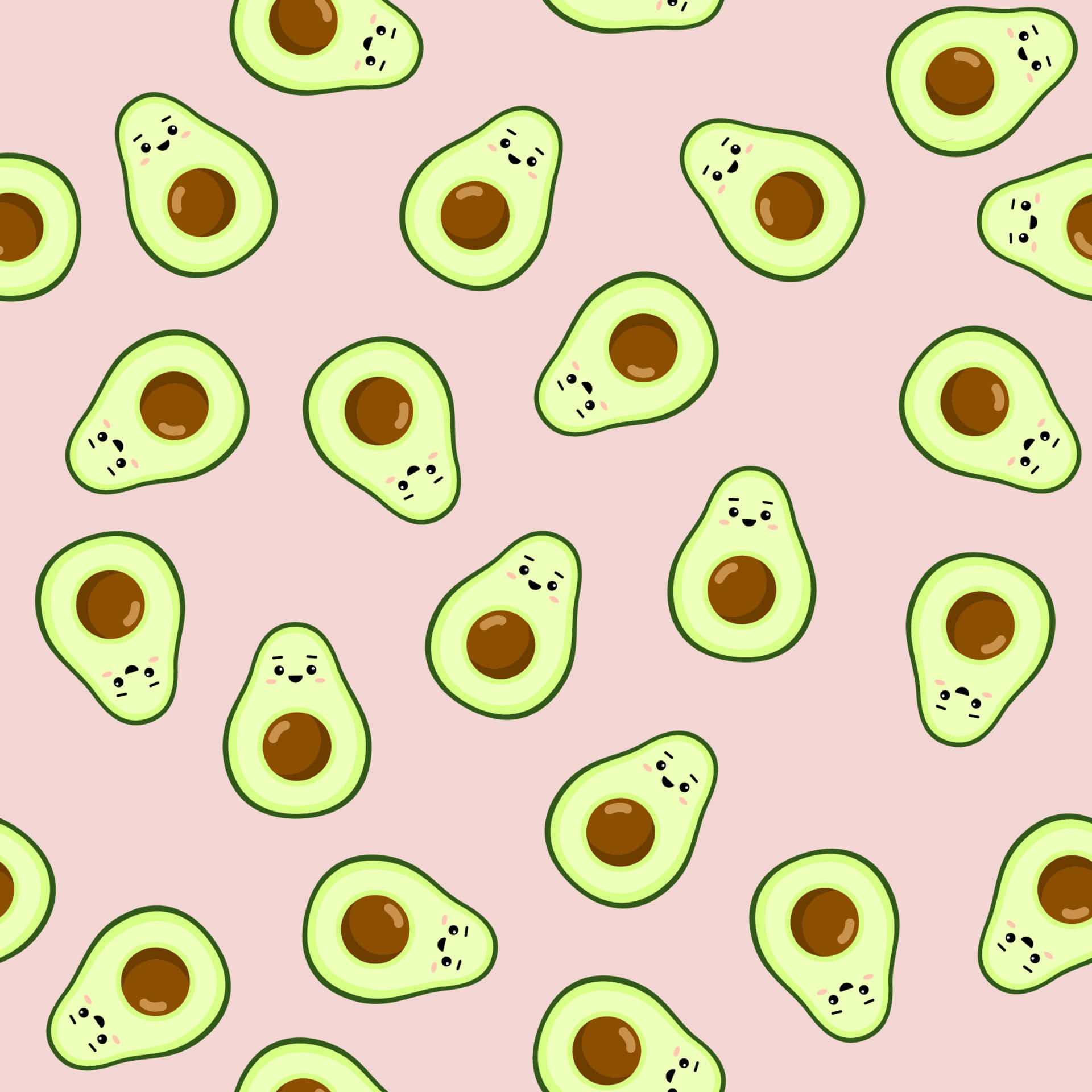 Cute Avocado Wallpaper for your Desktop or Mobile Device