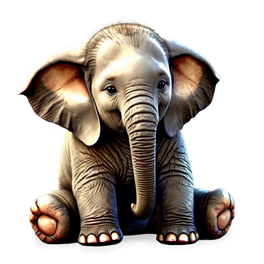 Cute Baby Elephant Png Wmx93 PNG