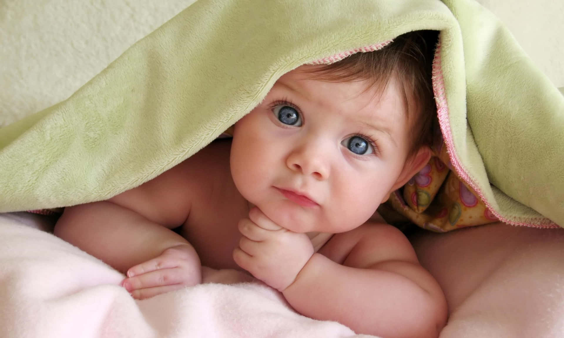 This baby girl looks like a real-life angel!