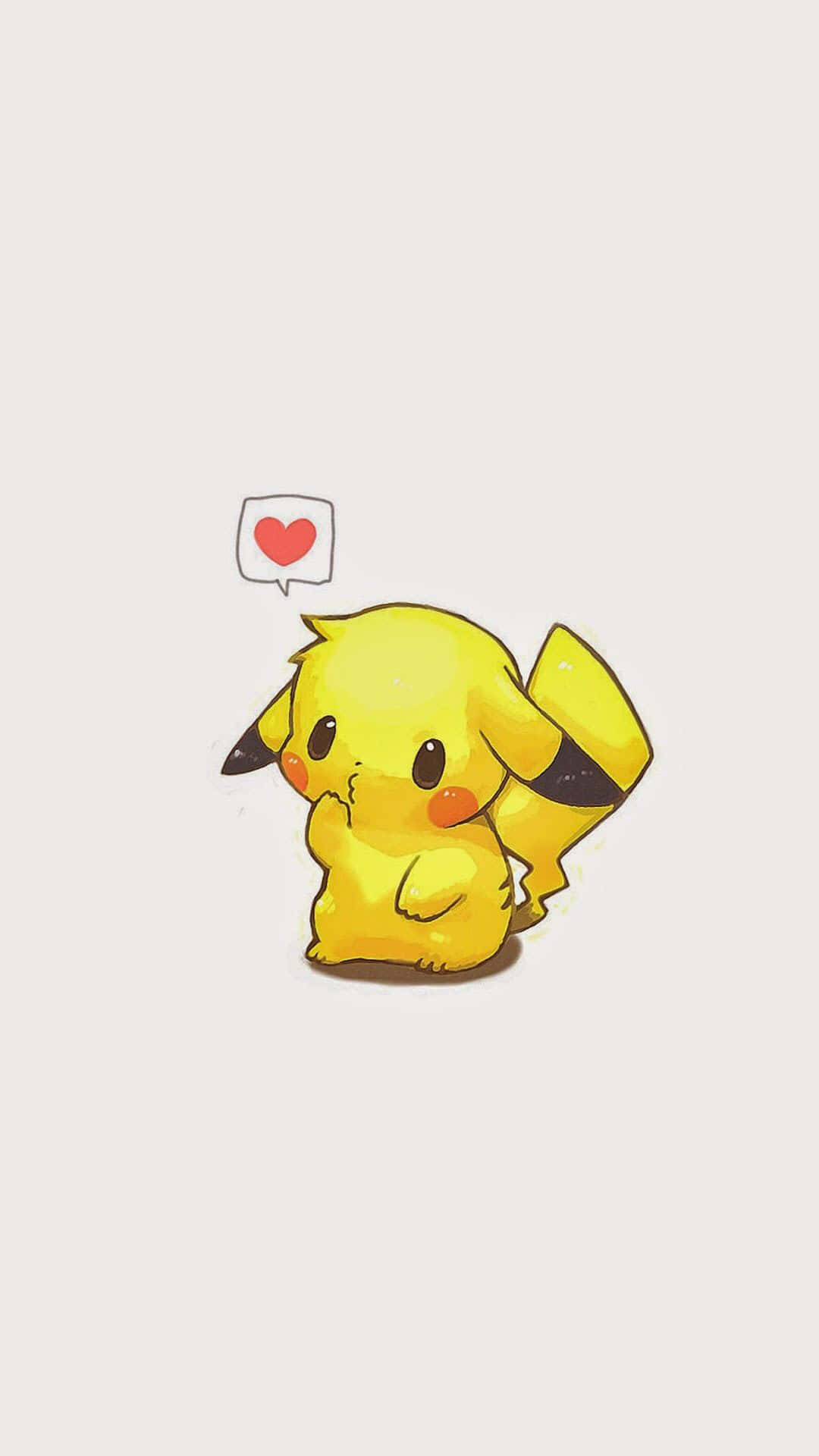 Bedårandebaby Pikachu. Wallpaper