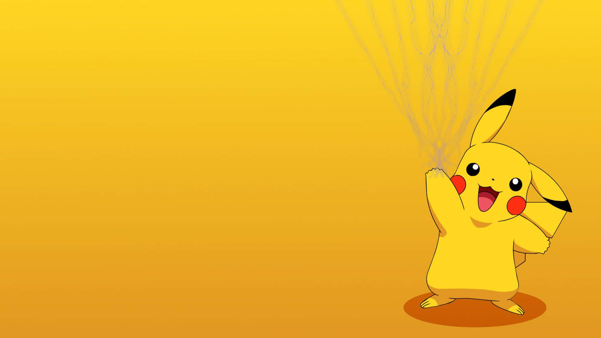 Bedårandebebis-pikachu På Spaning Wallpaper