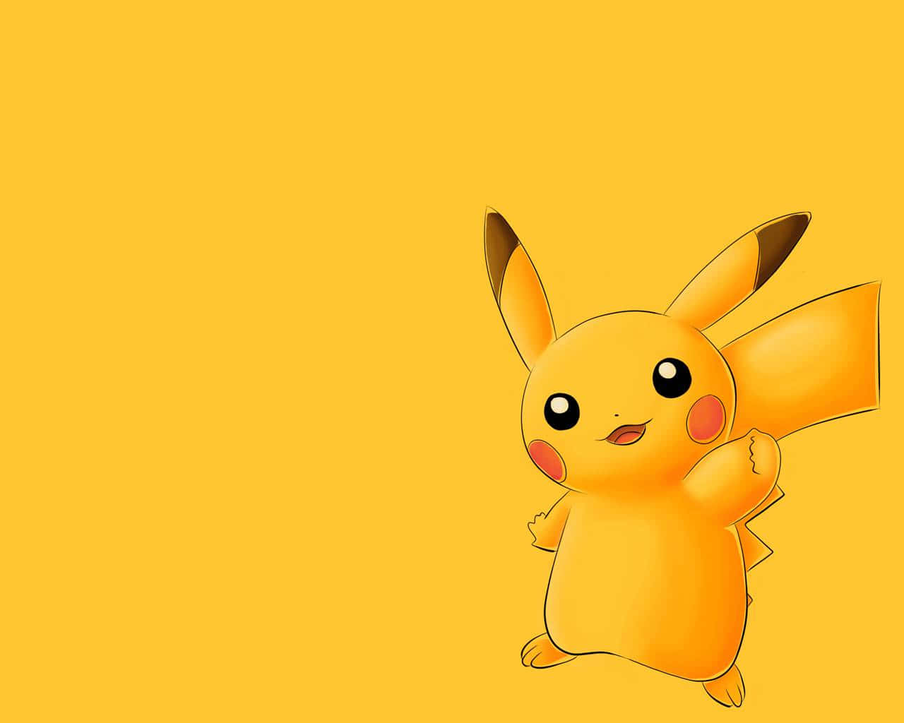 Cute Baby Pikachu Anime Yellow Wallpaper
