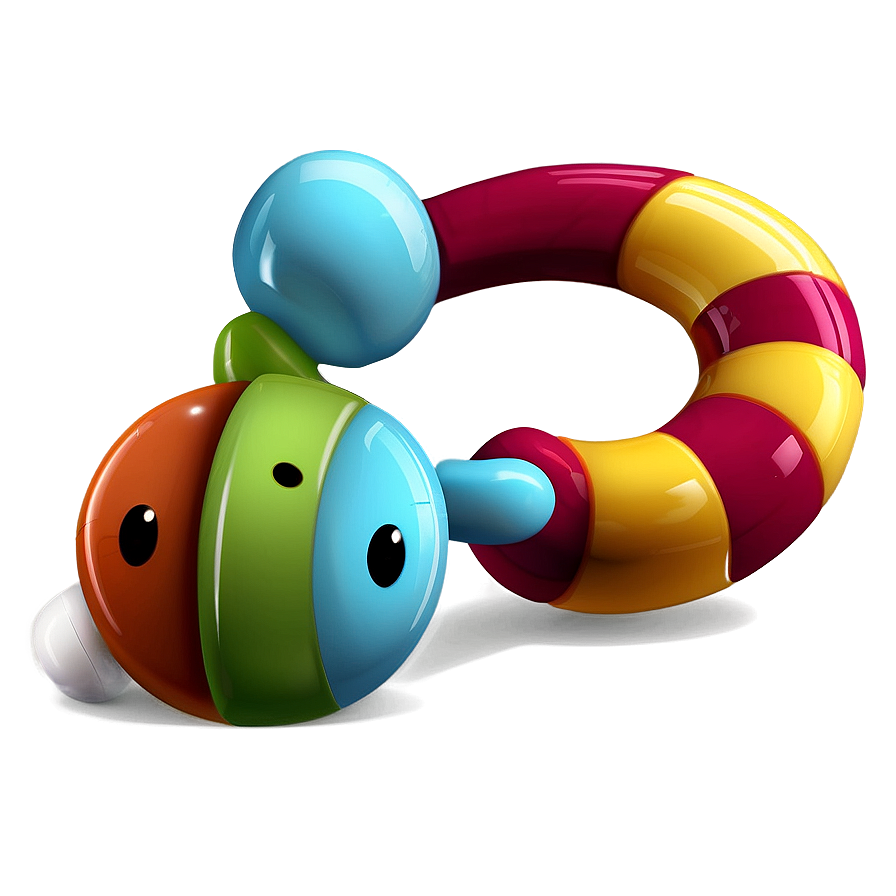 Cute Baby Rattle Clipart Png Rgm22 PNG