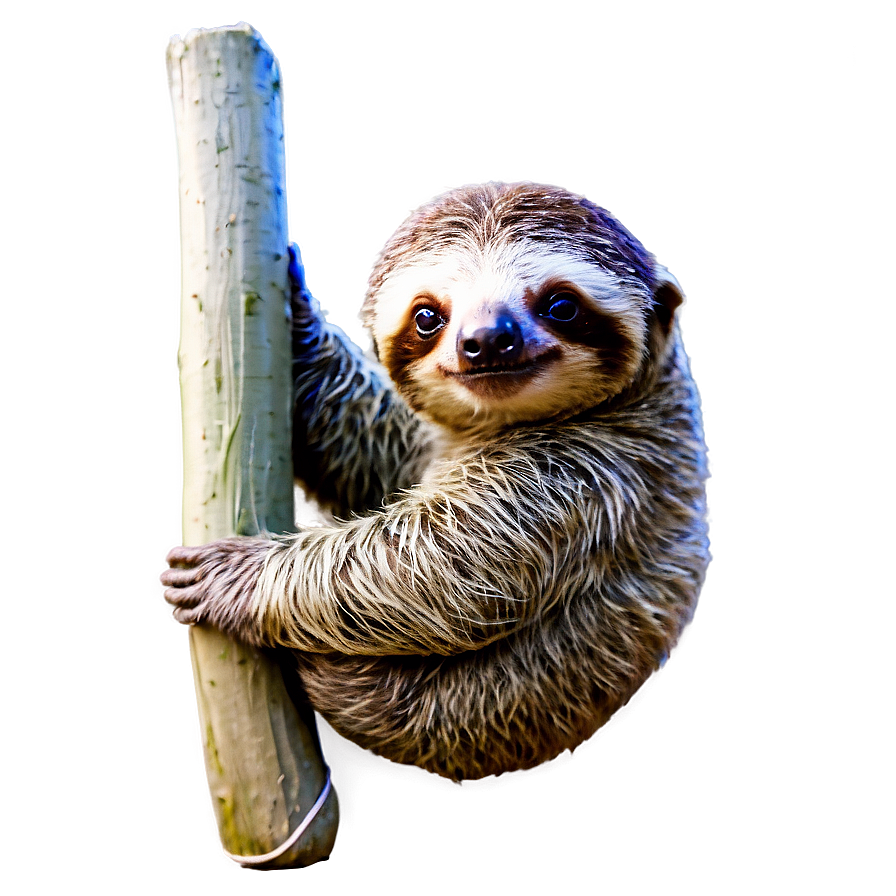 Cute Baby Sloth Png 05032024 PNG