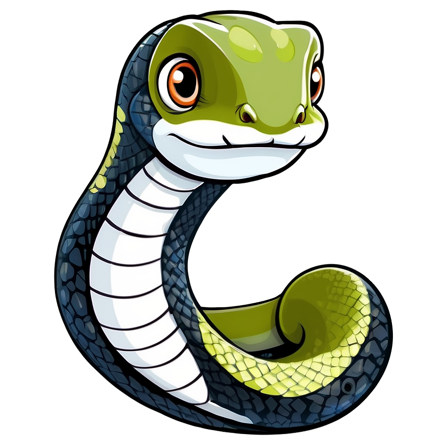 Cute Baby Snake Cartoon Png 05032024 PNG