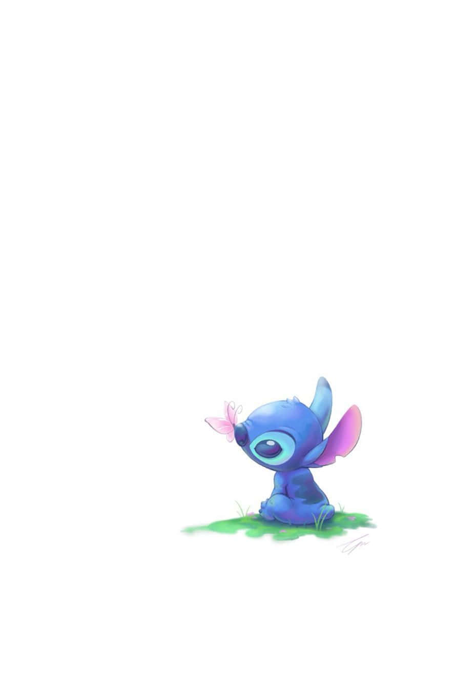 Look how adorable! Cute baby Stitch Wallpaper