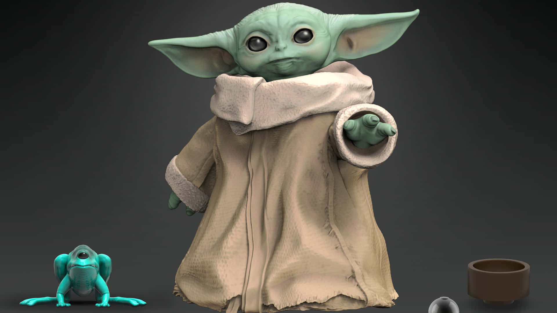 Immaginecarina Di Baby Yoda In 3d