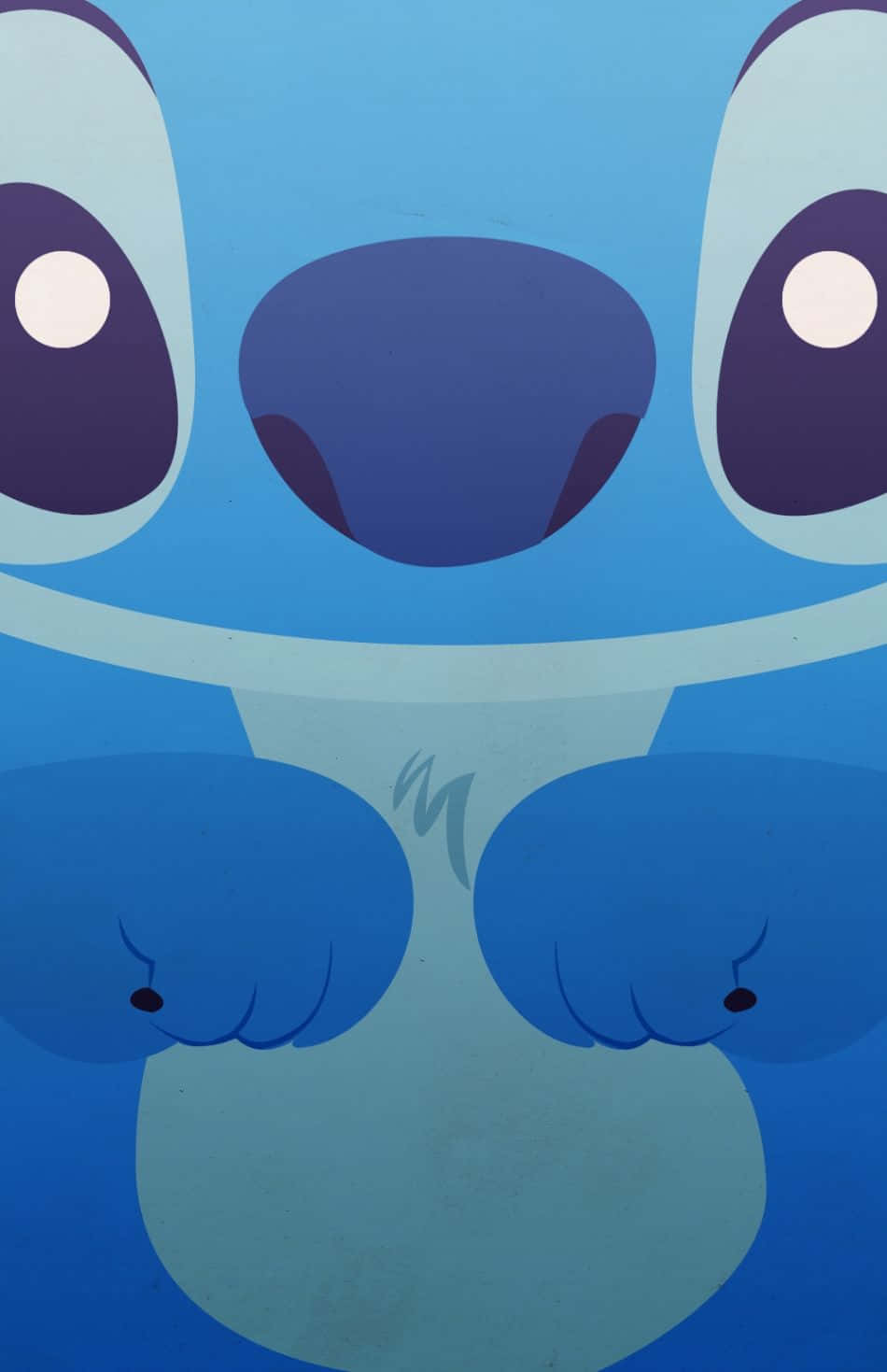 Sød Baggrund Med Stitch Af Disney-karakterer