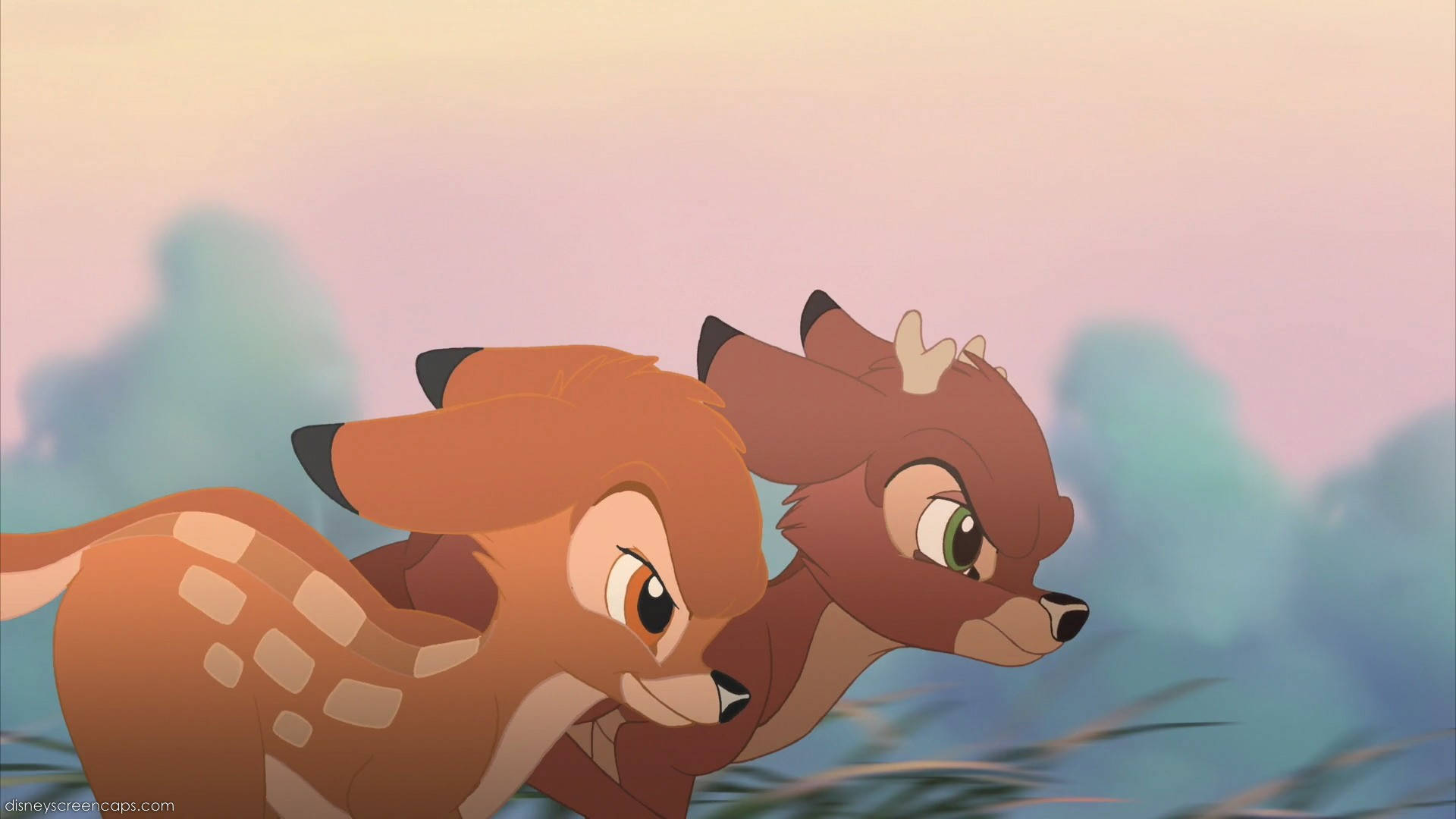 Cute Bambi And Faline Background