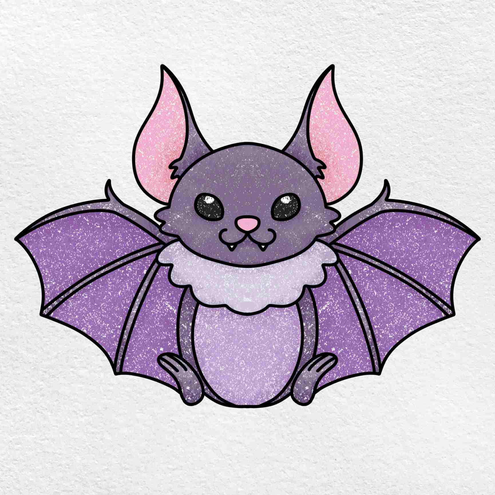 Learn How to Draw a Bat in this Step by Step Bat Drawing Tutorial -  CraftyThinking