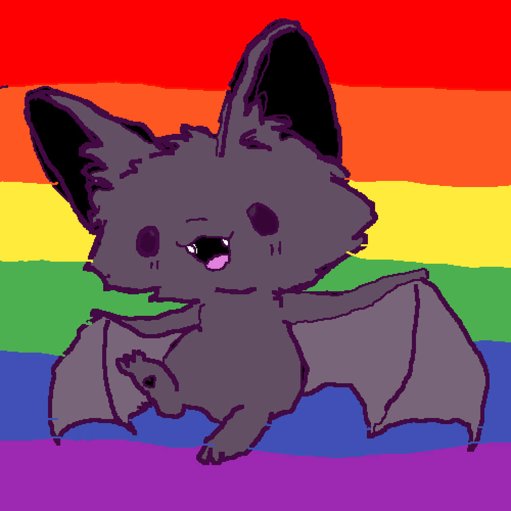 Cute Rainbow Bat Pictures