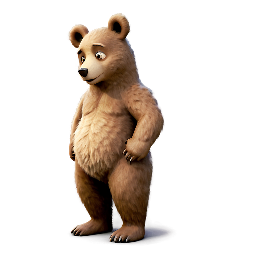 Cute Bear Character Png 05032024 PNG