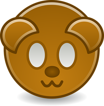 Cute Bear Icon PNG