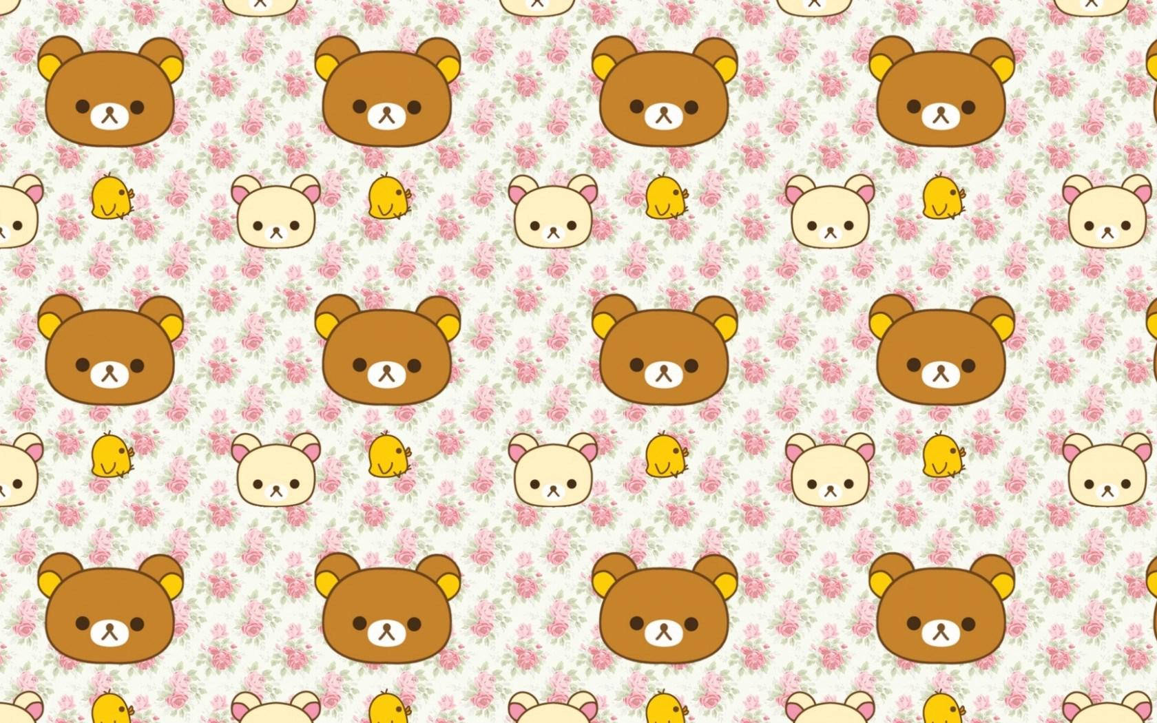 Cute Bear Teddy Background Wallpaper