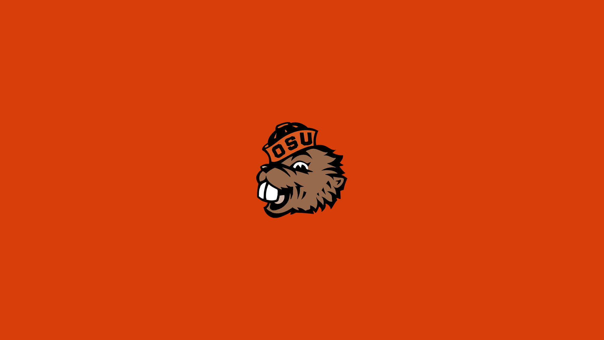 Sød Beaver Oregon State University Logo Dekoration Wallpaper