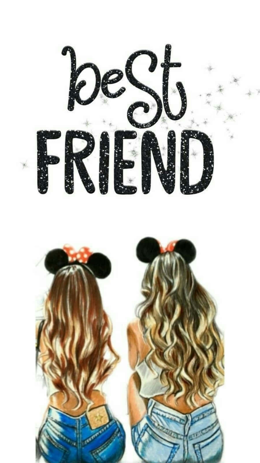 Download Best Friend Drawings Easy for desktop or mobile device. Make your  device cooler and more beautif… | Bff drawings, Drawings of friends, Best  friend drawings