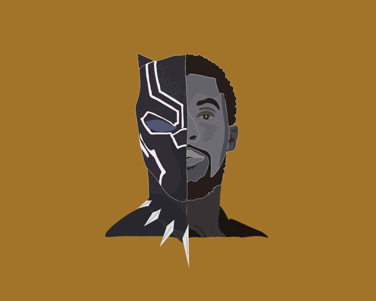 Cute Black Panther Personas Wallpaper