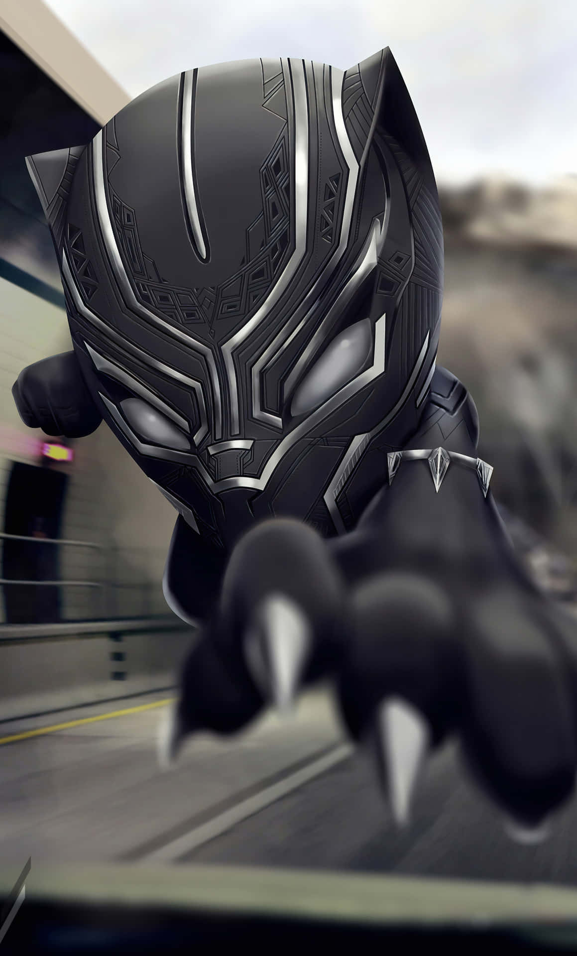 Claws Cute Black Panther Wallpaper