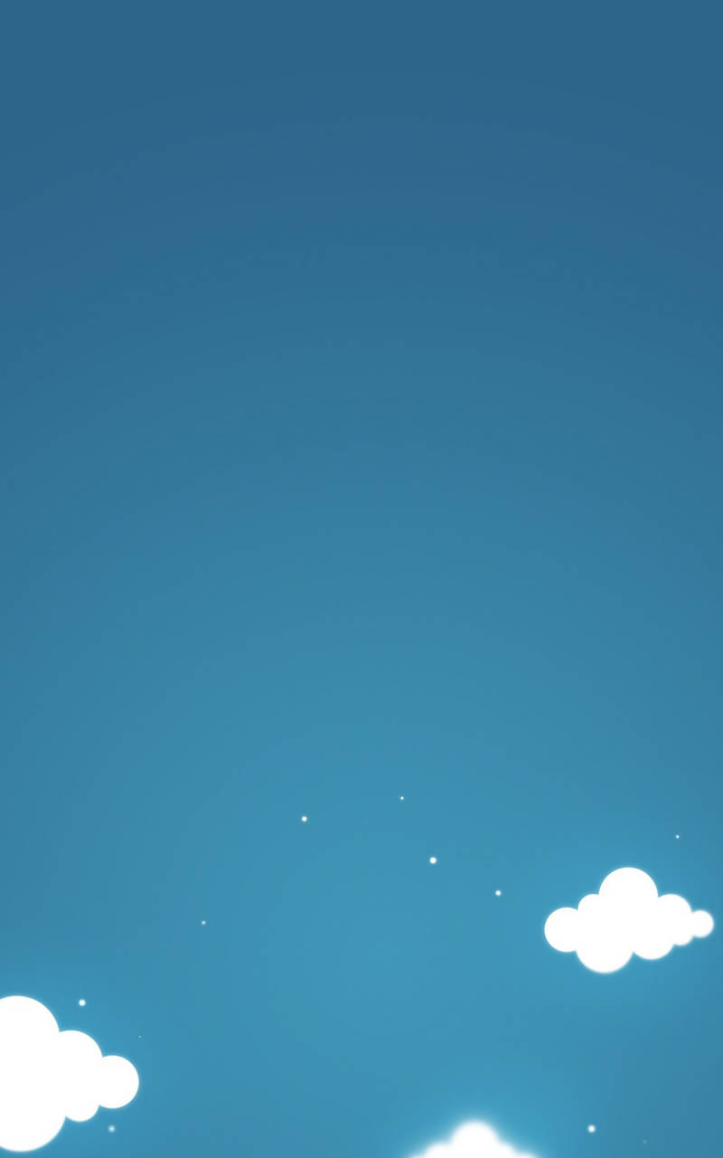 Lindoteléfono Azul Con Nubes Oscuras Fondo de pantalla