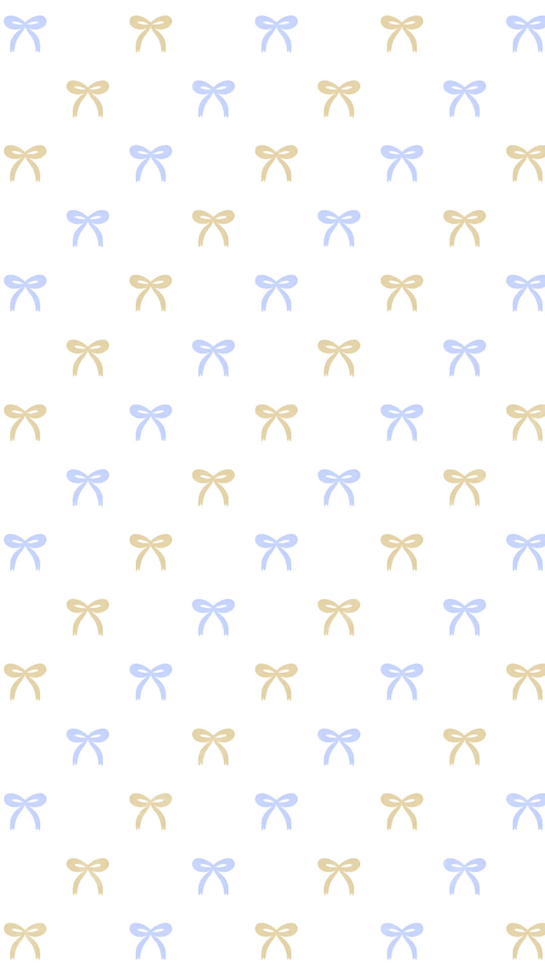 Cute Bow Pattern Wallpaper
