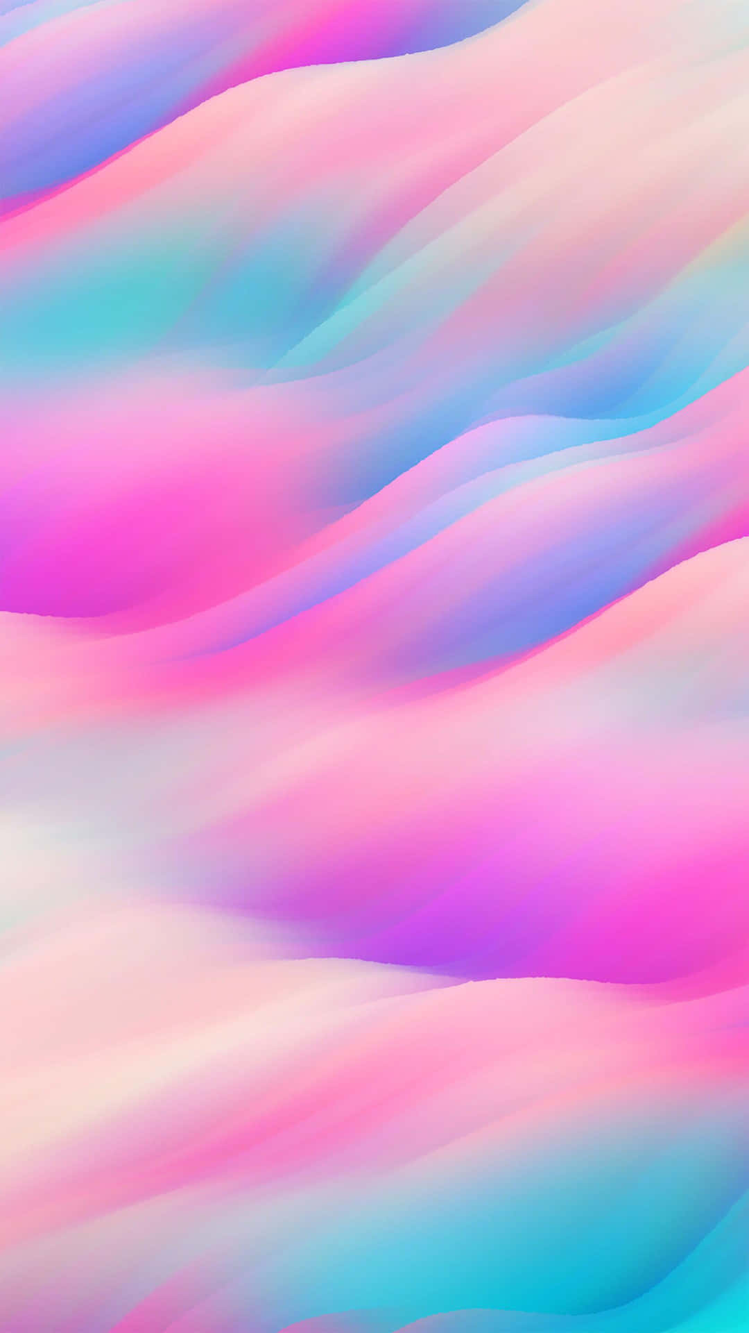 Cute Bright Color Waves Background Wallpaper