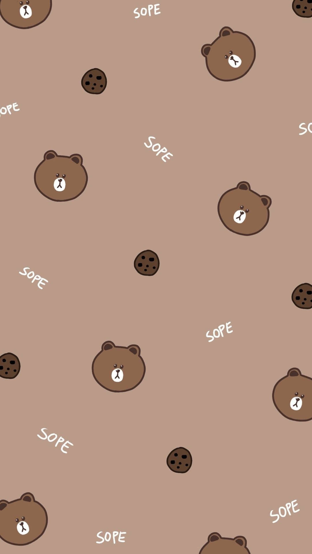 Cute Brown Korean Bear Heads