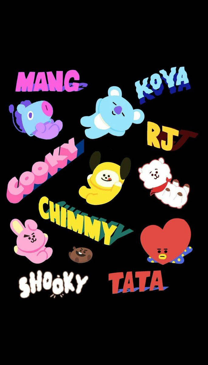 Download Cute Bt21 Character Names Wallpaper | Wallpapers.Com