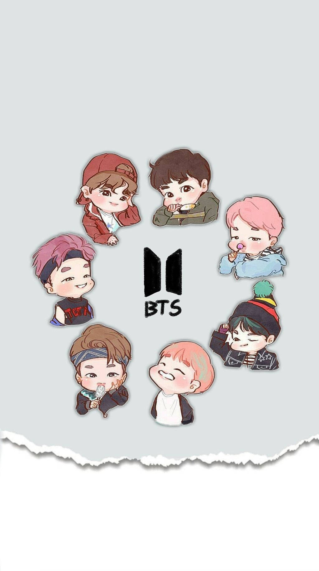 Cute Bts Drawing B21 Logo Picture