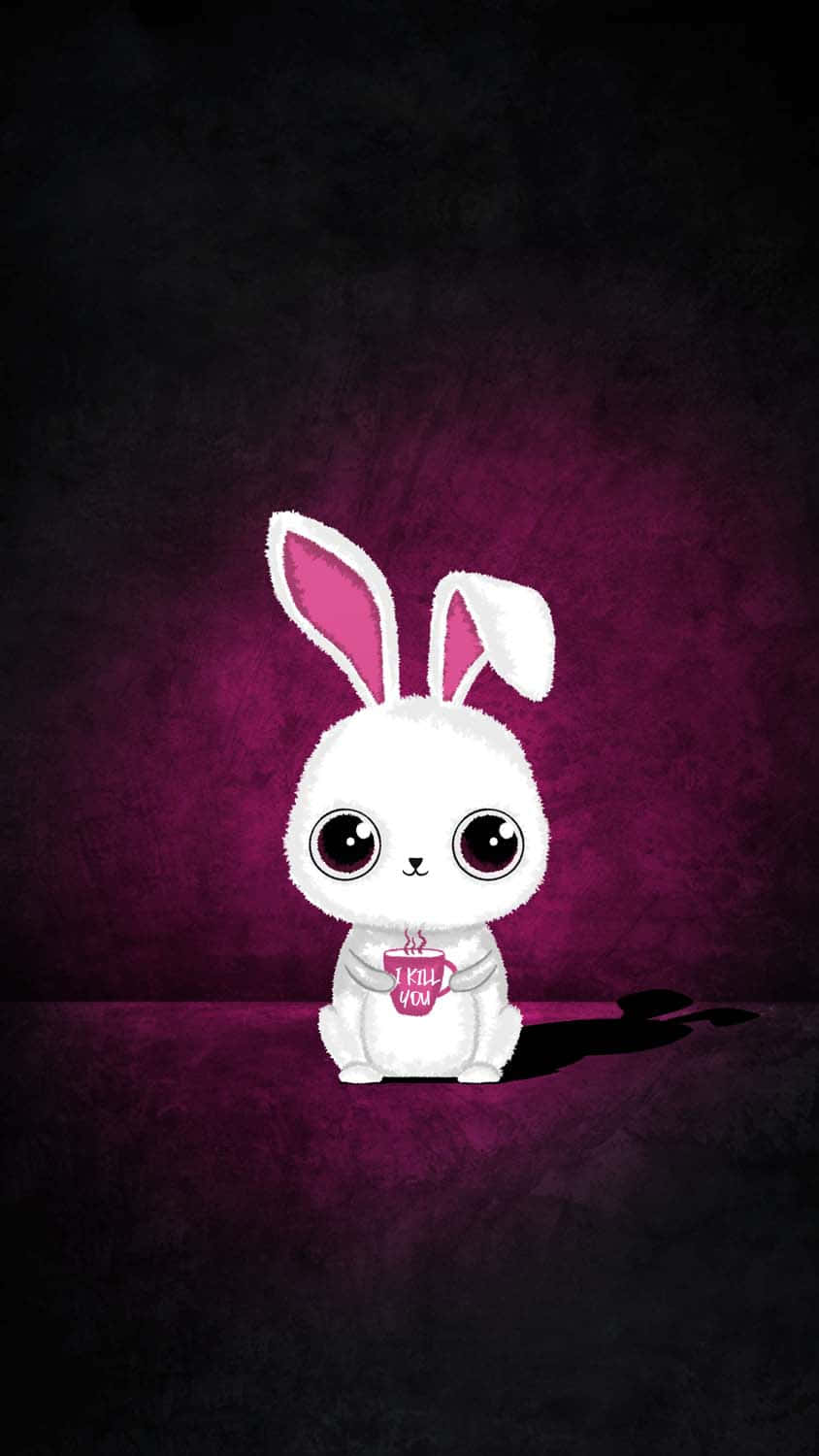 Look how cute this bunny is! Wallpaper