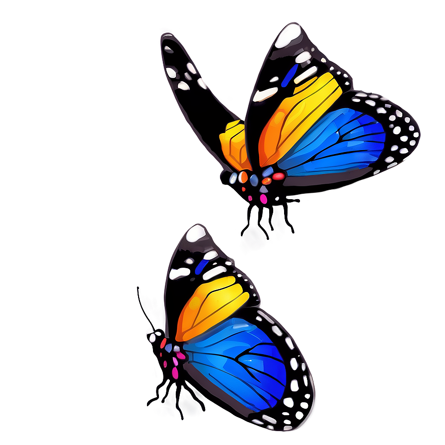 Cute Butterflies Png Gnj PNG