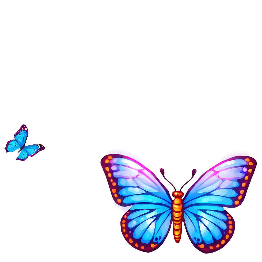 Cute Butterflies Png Jlt25 PNG