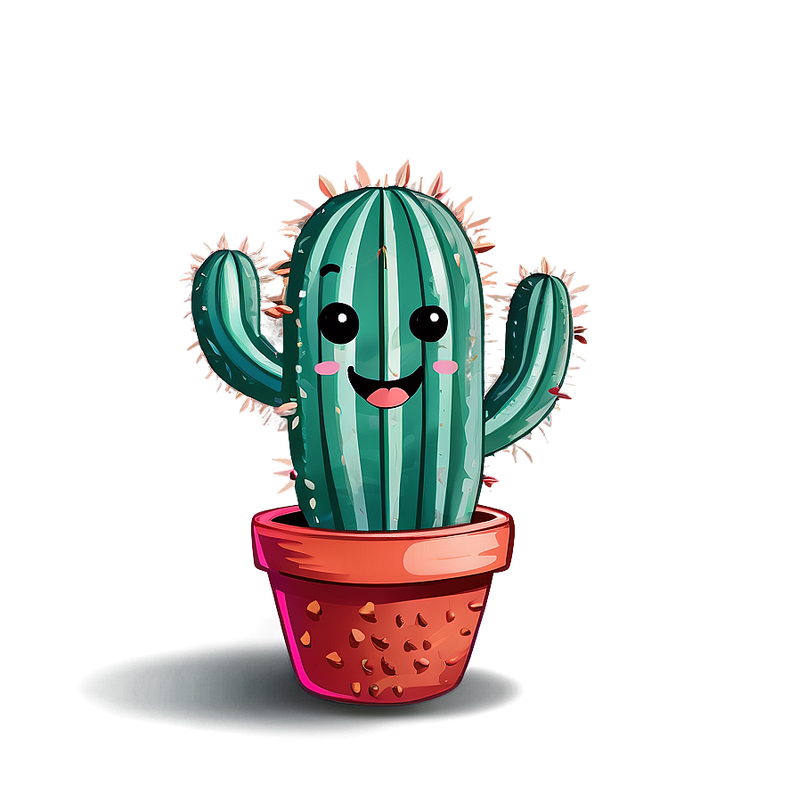 Cute Cactus Png 05032024 PNG