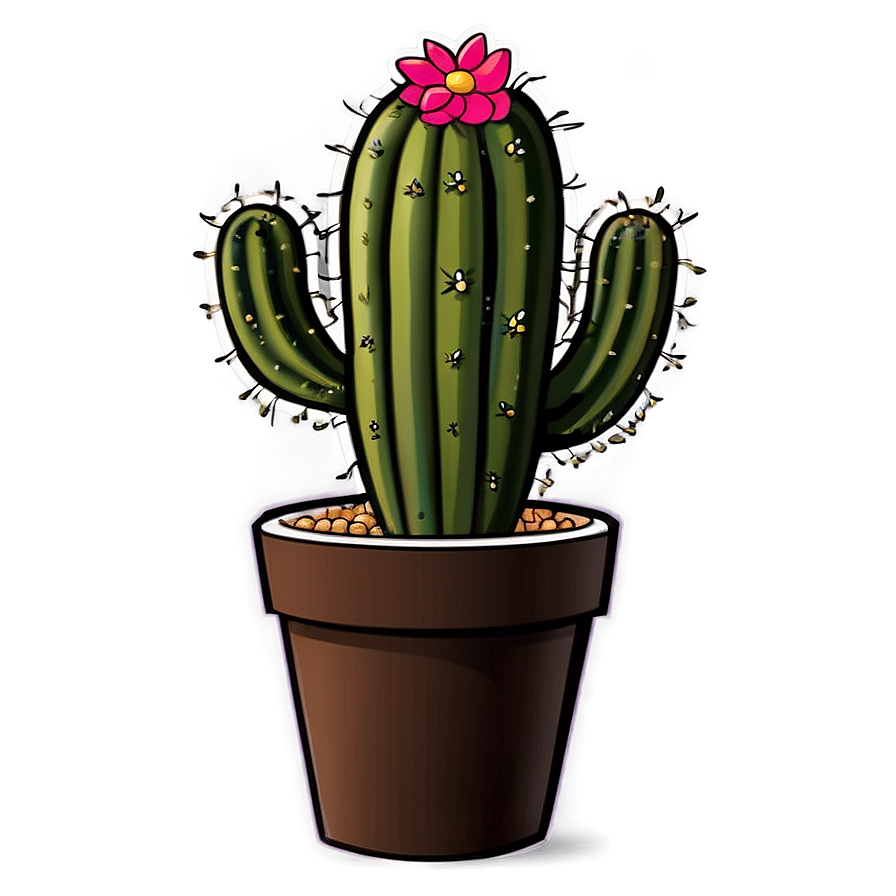 Cute Cactus Png Tsi PNG
