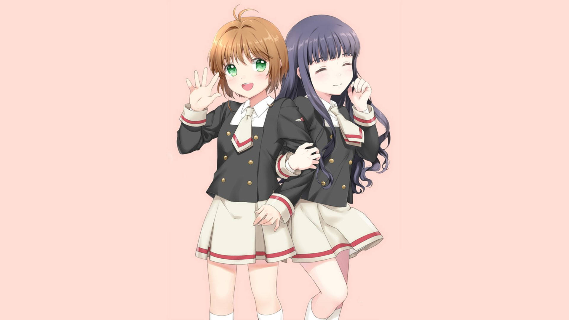 Lindocardcaptor Sakura Y Tomoyo Fondo de pantalla