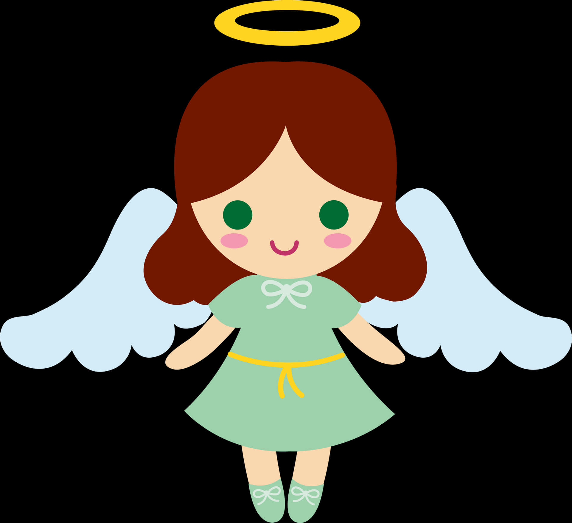 Cute Cartoon Angel PNG