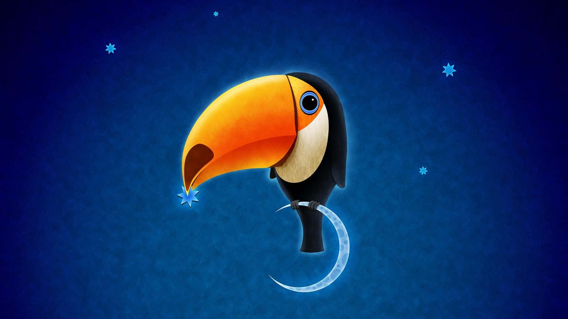 Tukanvogel Süßes Cartoon-tierbild